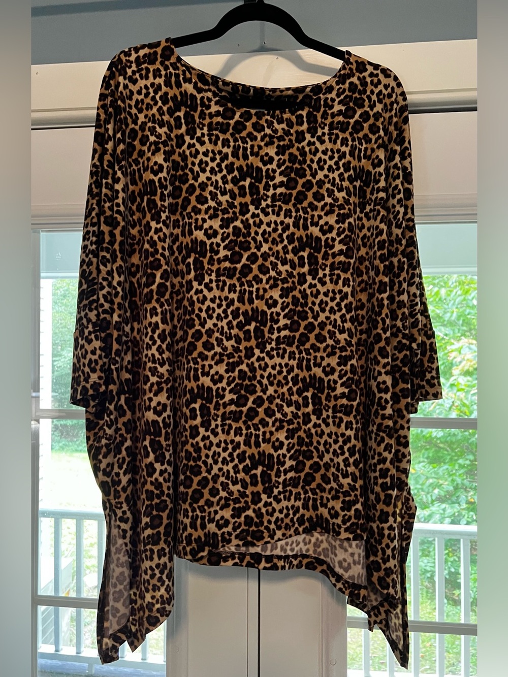 Chico's Leopard Print Oversized Tunic (Size 3 / XL)